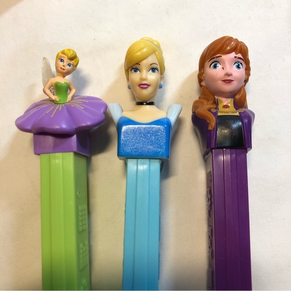 Disney Princess Pez Dispensers Frozen Tinker bell Cinderella - Picture 8 of 9